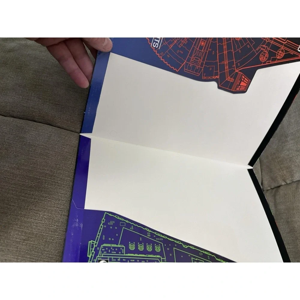 Vtg 1996 NOS Mead Star Wars 12x9 Portfolio School 4 Folder Lot read UNPUNCHED